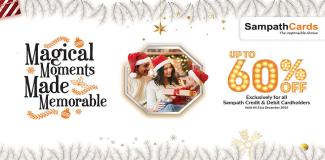 SampathCards Makes Magical Moments Memorable This Season with Exclusive Discounts Up to 60%
