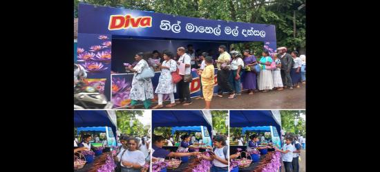 Diva Celebrates Vesak meaningfully with “Diva Fresh Nil Manel Mal Dansela”, Honoring Compassion and Purity