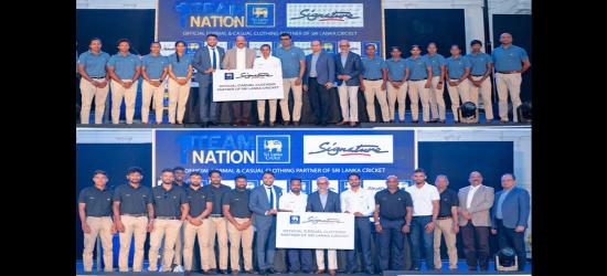 Signature Partners with Sri Lanka Cricket as ‘Official Formal and Casual Clothing Partner’ Unveiling an Exclusive Menswear Collection