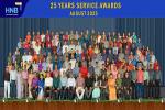HNB felicitates employees who completed 25 years of service