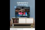 Bring home Samsung’s 32-inch HD Smart TV with a slim-look display for an undisrupted content viewing experience