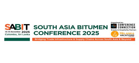The Inaugural South Asian Bitumen Market Conference to be Held in Colombo