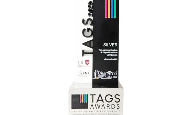 eChannelling PLC wins Silver at TAGS Awards 2025 for integrity and sustainable leadership
