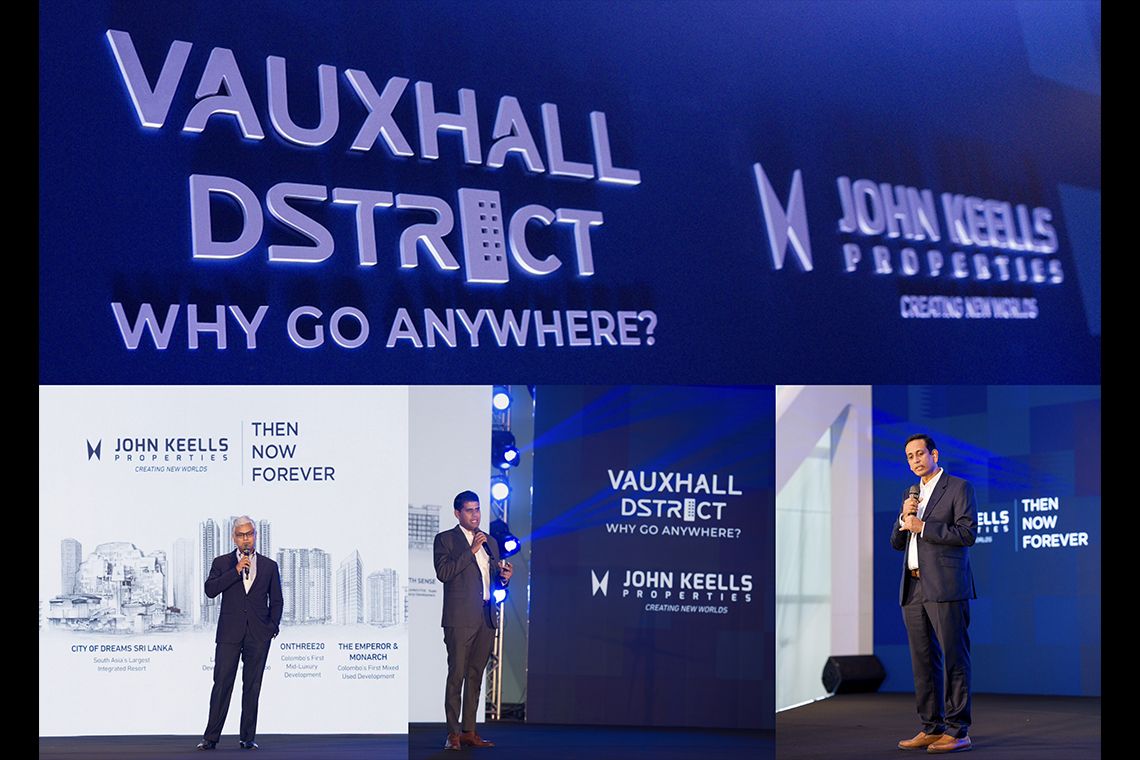 John Keells Properties Unveils Vauxhall DSTRCT; Over 100 Apartments sold by Launch