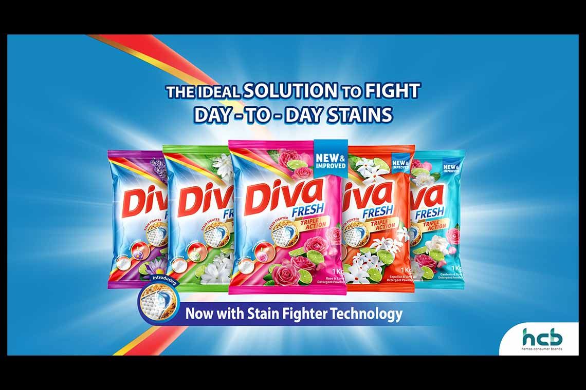 Diva unveils revitalised Diva Fresh range with Superior Stain Fighter Technology