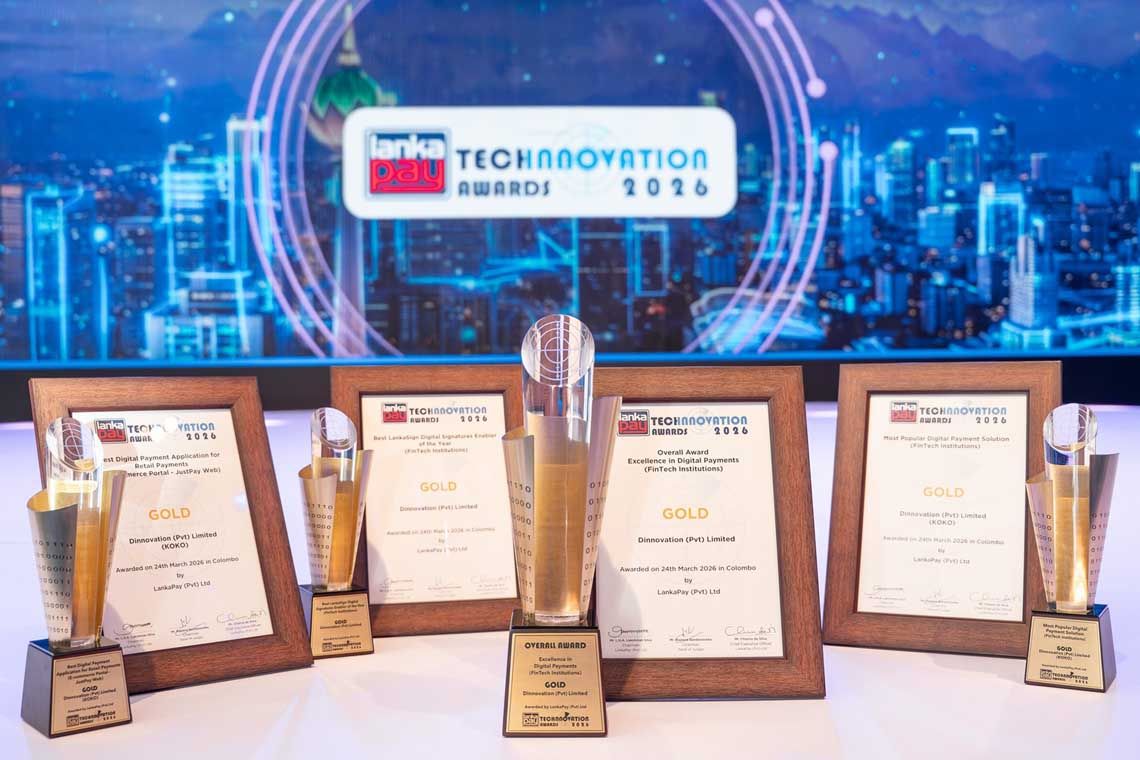 KOKO Makes Winning Debut with Overall Gold at LankaPay Technnovation Awards