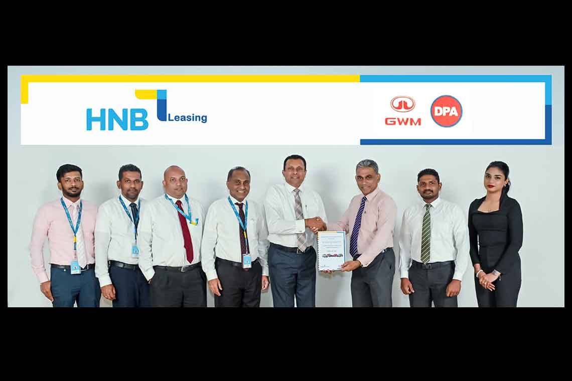 HNB partners with David Pieris Automobiles to expand GWM vehicle access in Sri Lanka with exclusive leasing solutions