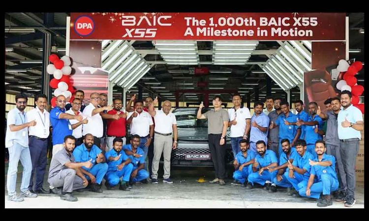 More than 1,000 BAIC X55 SUVs hit Sri Lankan roads