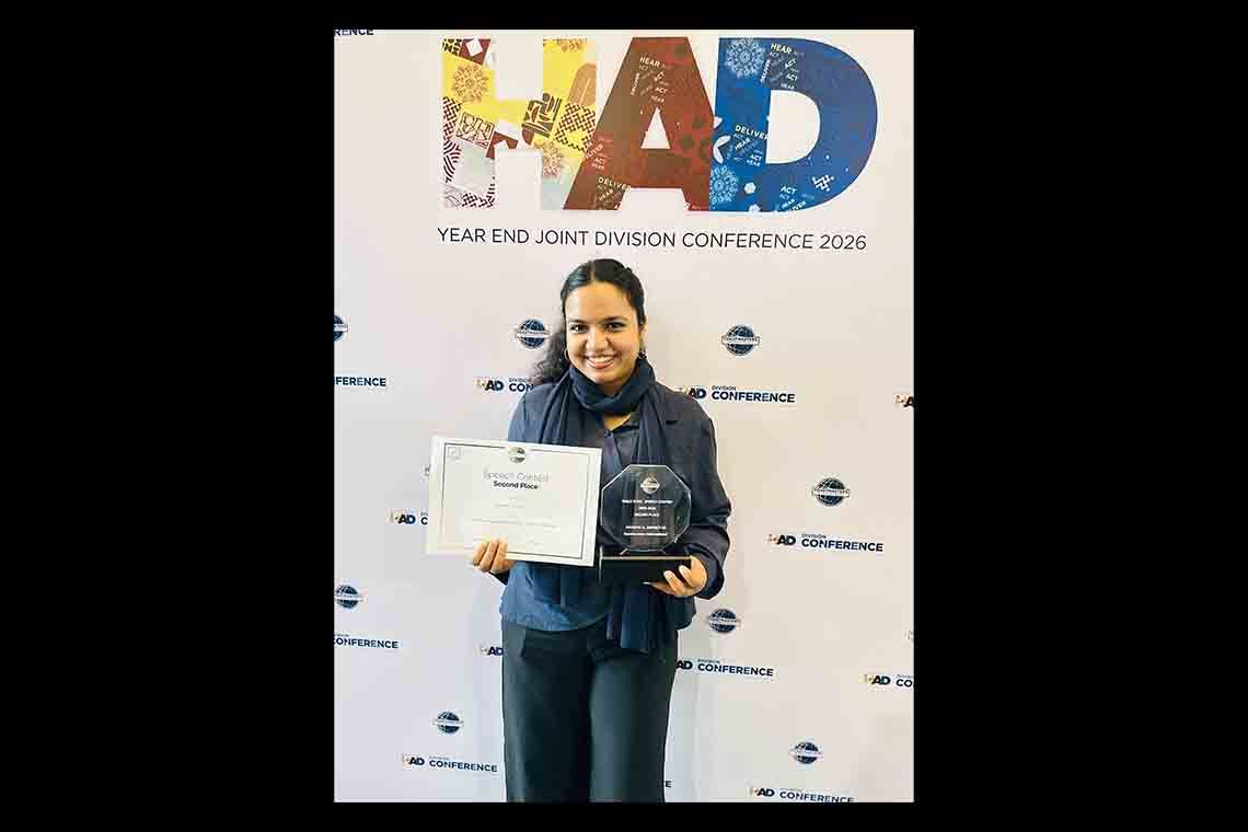 Sysco LABS Toastmaster Secures Podium Finish at Divisional Contest