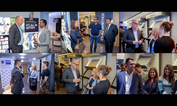 AHK Sri Lanka experiences an exclusive sundowners evening at a truly unique venue – “The Hettich Experience Centre!”