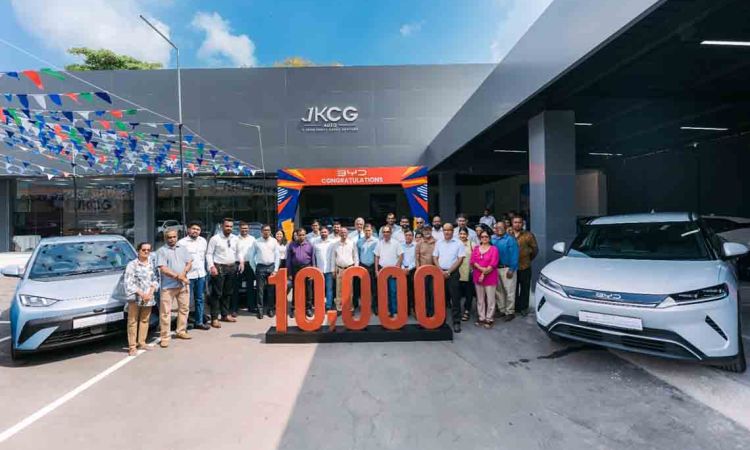 BYD 10,000 Deliveries Milestone