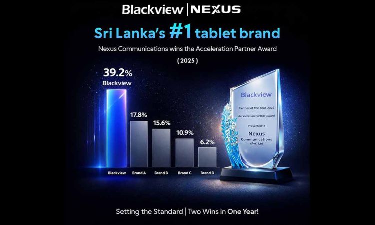 Blackview Tablets Secure No. 1 Market Share in Sri Lanka; Blackview Presents Nexus Communications with 2025 Acceleration Partner Award