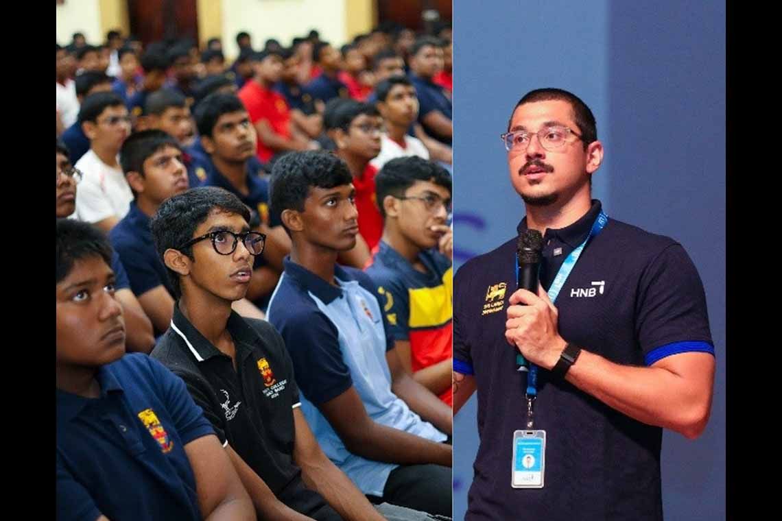 HNB Brings Olympic Inspiration and Financial Literacy to Kandy Schools with Kyle Abeysinghe