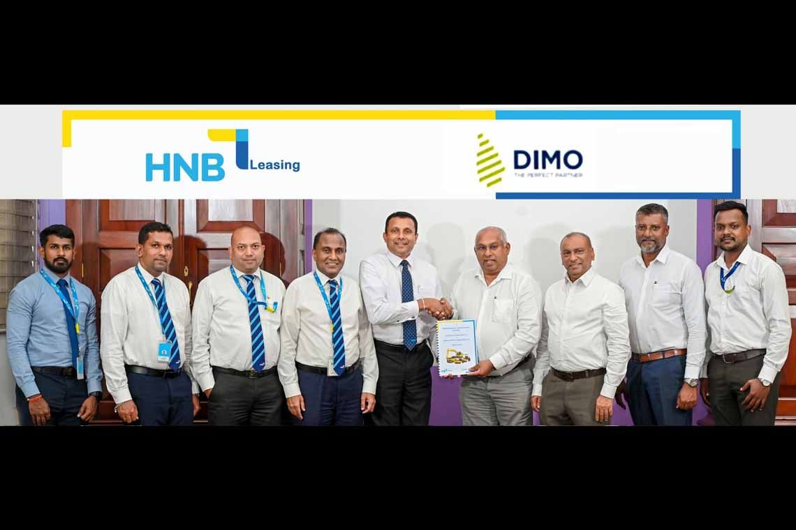 HNB Empowers Businesses with Leasing solutions for DIMO’s World Class Machinery