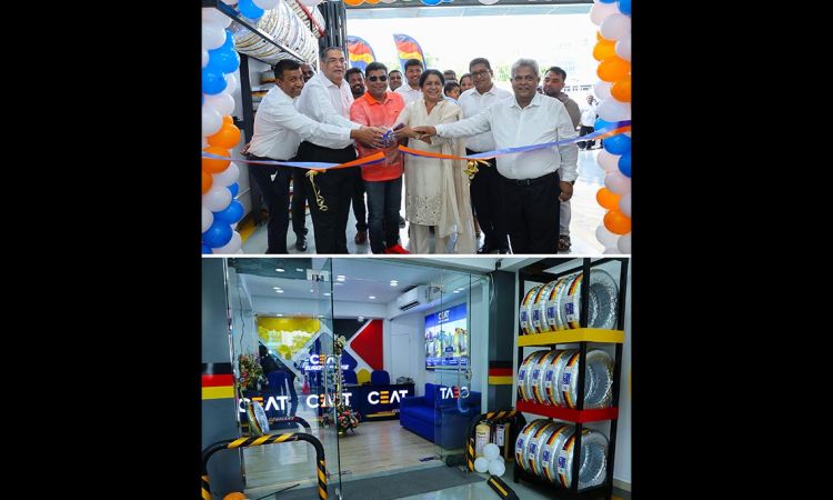CEAT opens premium Shop-in-Shop outlet at Olympic Tyre House, Colombo 6