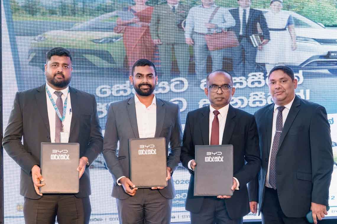 JKCG Auto partners with BOC and SLIC to Support EV Adoption Among Government Sector Employees