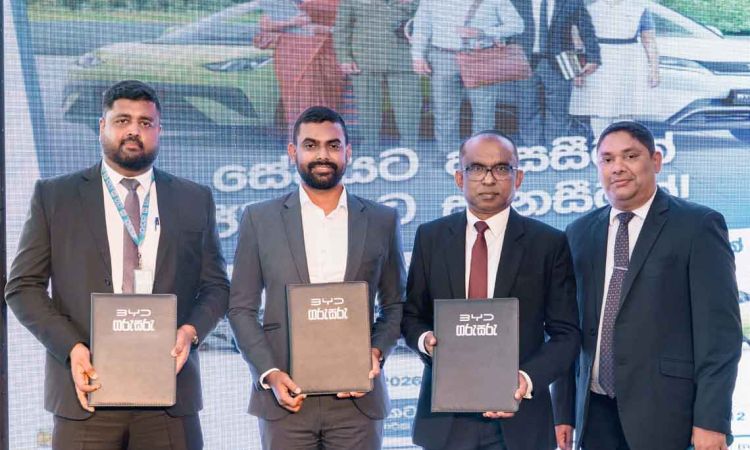 JKCG Auto partners with BOC and SLIC to Support EV Adoption Among Government Sector Employees