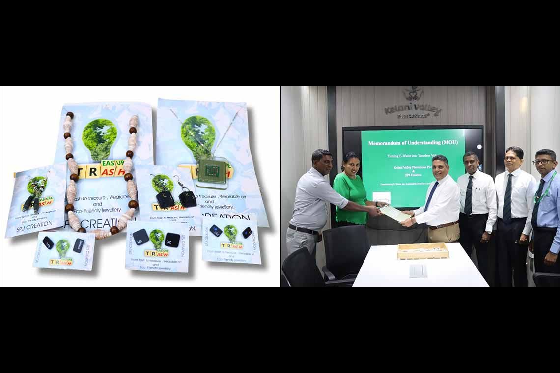Kelani Valley Plantations Unveils E-Waste to Jewellery Transformation Initiative with SPJ Creation