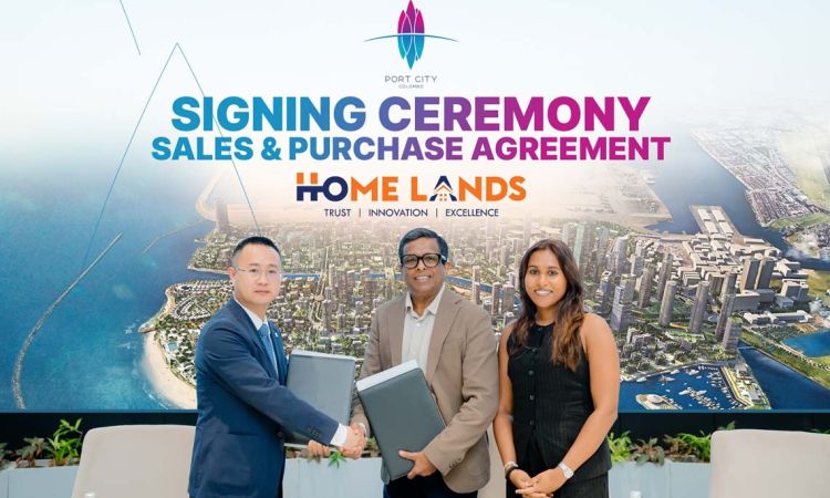 Home Lands Signs SPA with CHEC Port City to Develop Twin Tower High-rise in the Central Park District of Port City Colombo