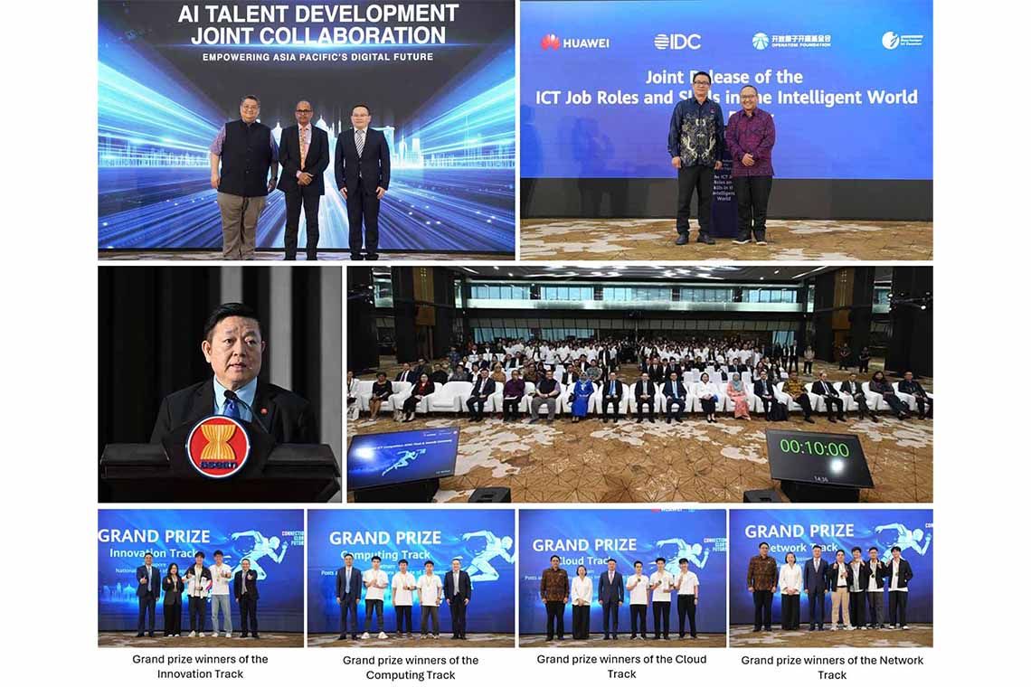 Winners of 10th Huawei ICT Competition APAC Crowned at ASEAN Headquarters