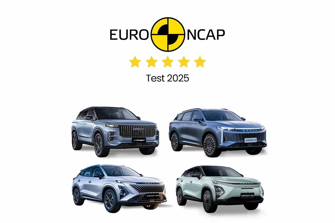 JAECOO J7 PHEV Achieves Five-Star Ratings in Both Euro NCAP and Australasian NCAP Safety Assessments