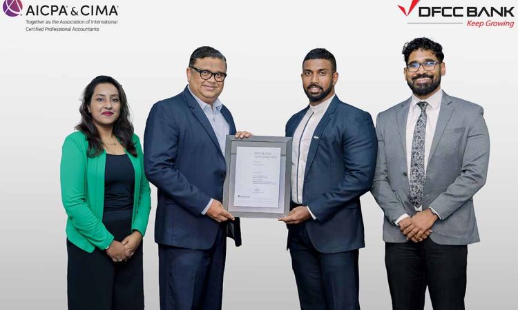 DFCC Bank Recognised Among Sri Lanka’s Top Employers for CIMA Members