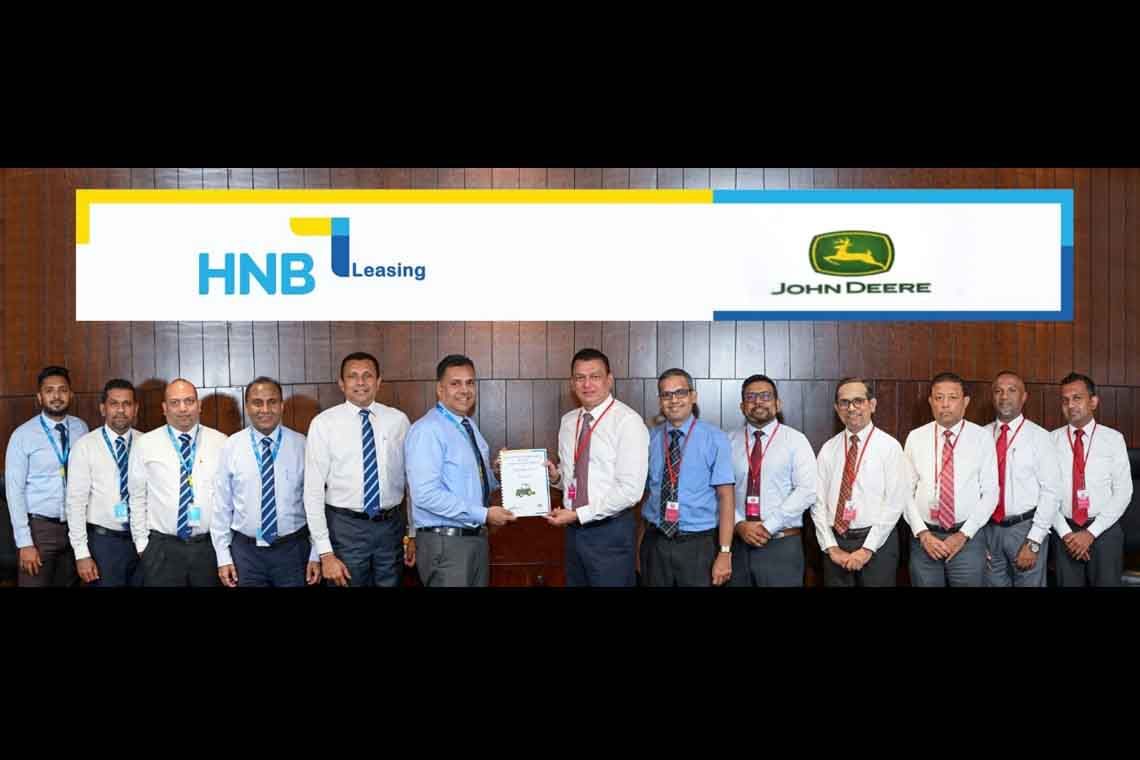HNB and Singer Advances Agriculture Through Leasing Solutions