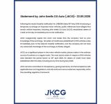 Statement by John Keells CG Auto (JKCG) - 22.05.2026