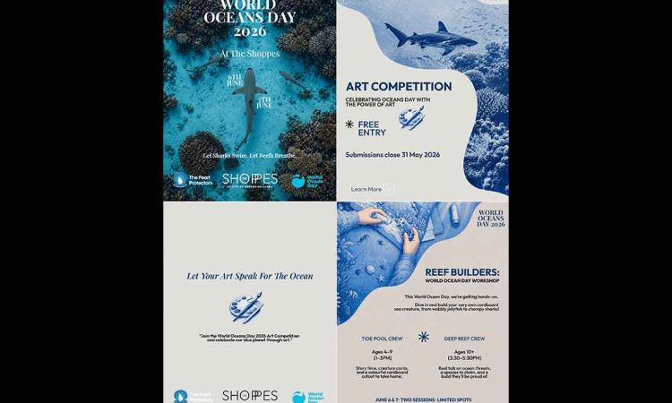 Dive into a Weekend of Creativity and Conservation at The Shoppes This World Oceans Day