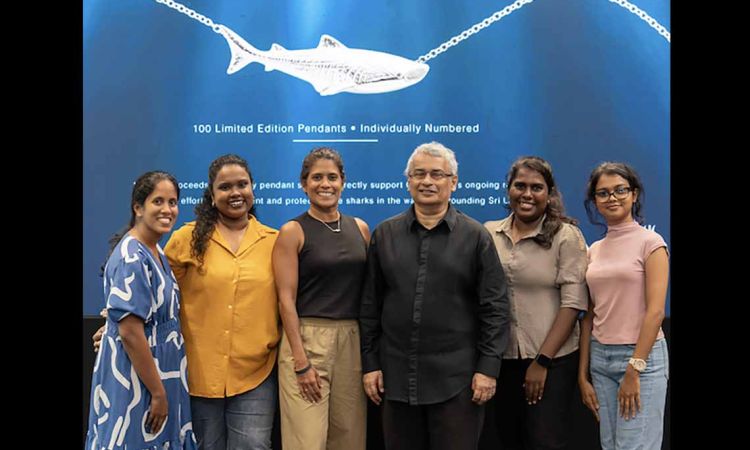 Colombo Jewellery Stores and Dr. Asha de Vos of Oceanswell Celebrate World Oceans Day with the Launch of a Limited-Edition Whale Shark Pendant