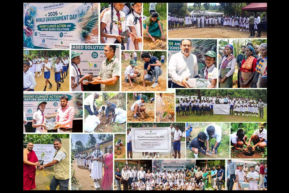 Bogawantalawa Tea Estates PLC Advances Climate Positive and Net Zero Leadership through World Environment Week 2026