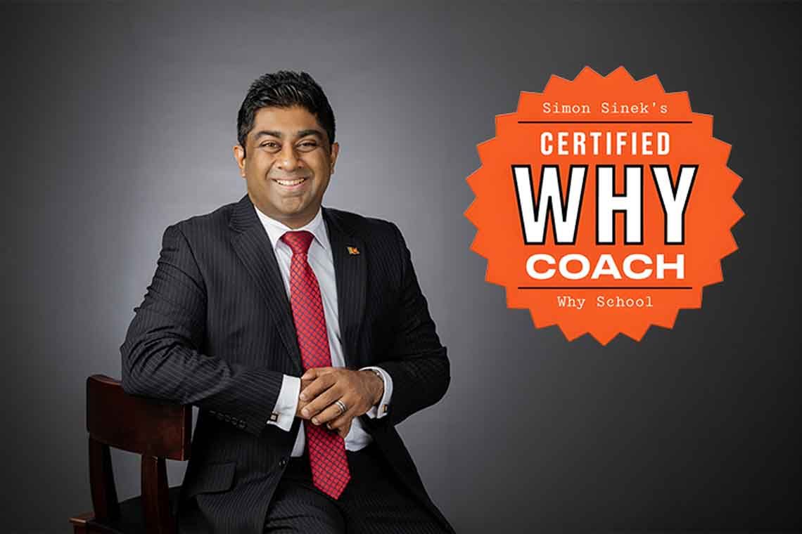 Lakshan Madurasinghe becomes Sri Lanka's first certified WHY Coach by Simon Sinek's Why School