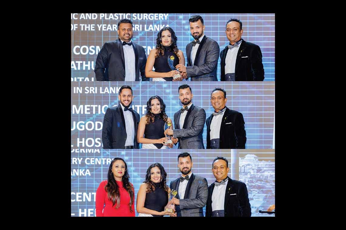 Adora Cosmetic Centre, Thalawathugoda Wins Three Prestigious Global Health Awards Sri Lanka 2026, Reinforcing Sri Lanka’s Excellence in Aesthetic Healthcare