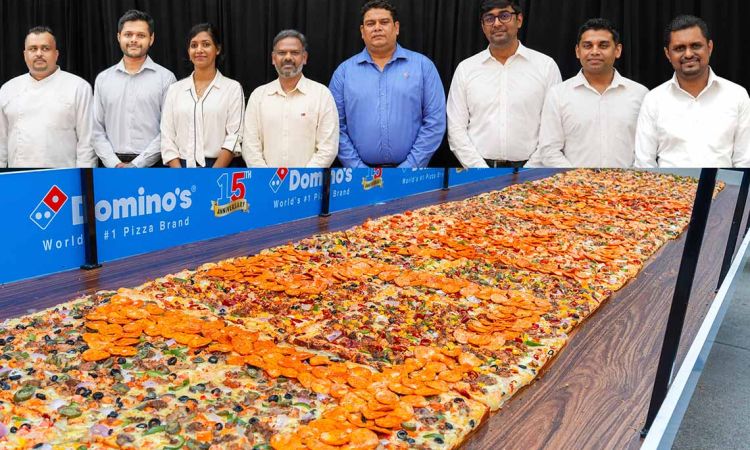 Domino’s Sri Lanka Marks 15 Years with Longest Pizza in Sri Lanka
