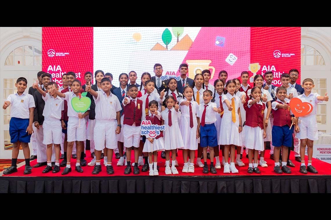 AIA Insurance Lanka announces winners of the AIA Healthiest Schools competition