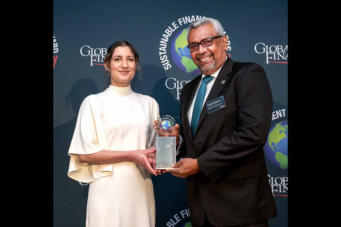 Commercial Bank of Ceylon Receives Prestigious Global Honor for Circular Economy Leadership