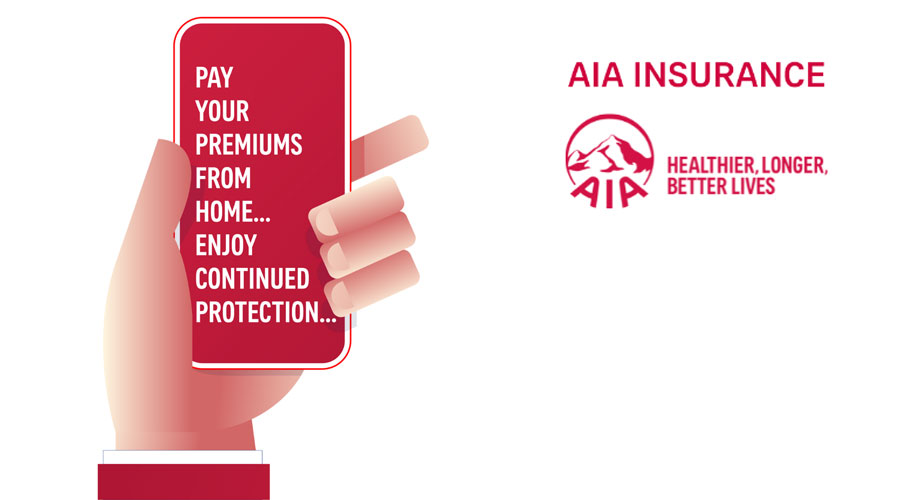 A host of safe and easy ways to pay your AIA Insurance premiums