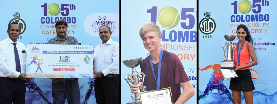 businesscafe Vision Care powers local tennis by sponsoring SLTA 105th Colombo Championship