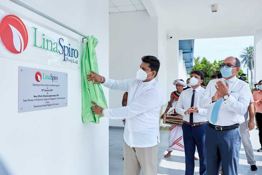 Lina Spiro begins operations as Sri Lankas first Metered Dose Inhaler manufacturing plant