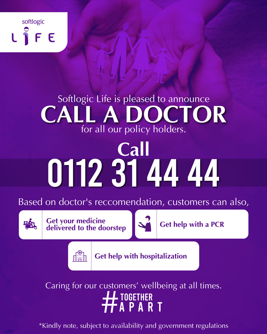Softlogic Life launches Call a Doctor facility to safeguard policy holders health during pandemic