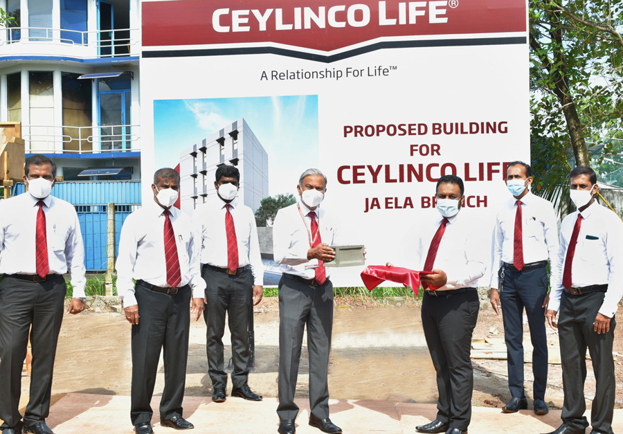 businesscafe Ceylinco Life takes Green message to Ja Ela starting work on eco friendly branch building