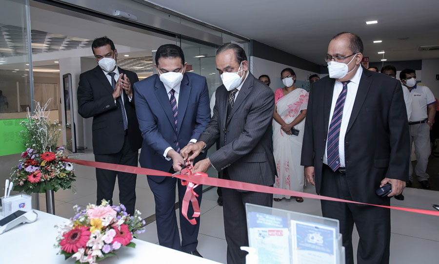 Peoples Insurance PLC Opens a State of the Art Service Counter at Peoples Bank Headquarters