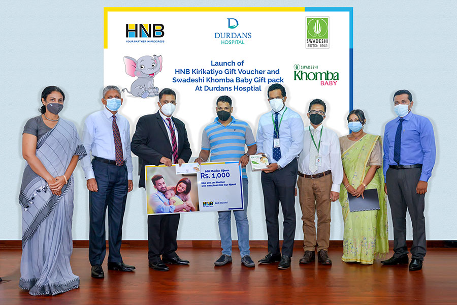 Swadeshi Khomba Baby partners with Hatton National Bank to gift mothers with new born babies