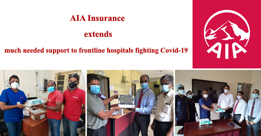 AIA Insurance extends much needed support to frontline hospitals fighting Covid 19