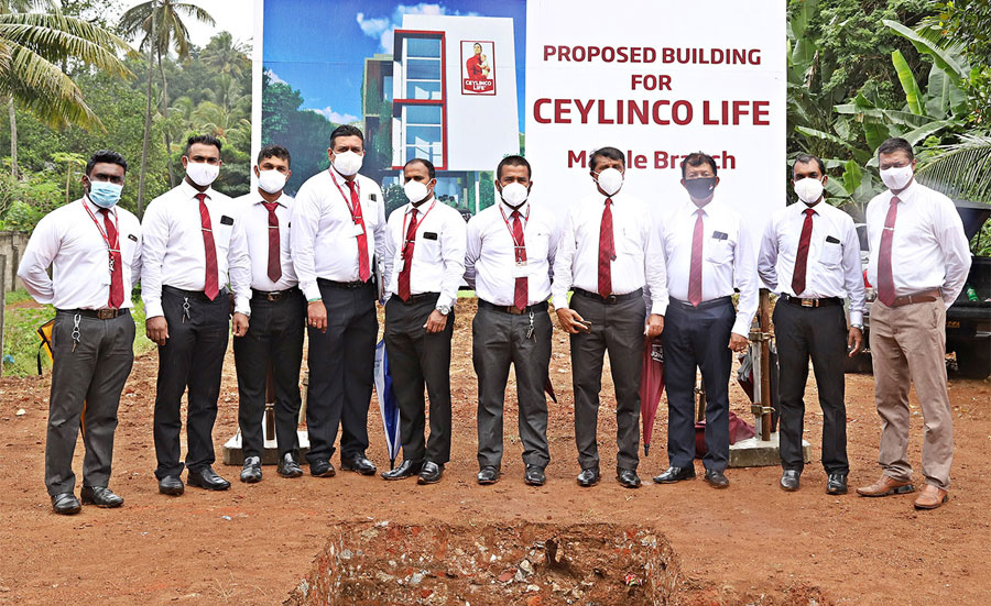 Ceylinco Life advances Green mandate with foundation stone for new Matale branch