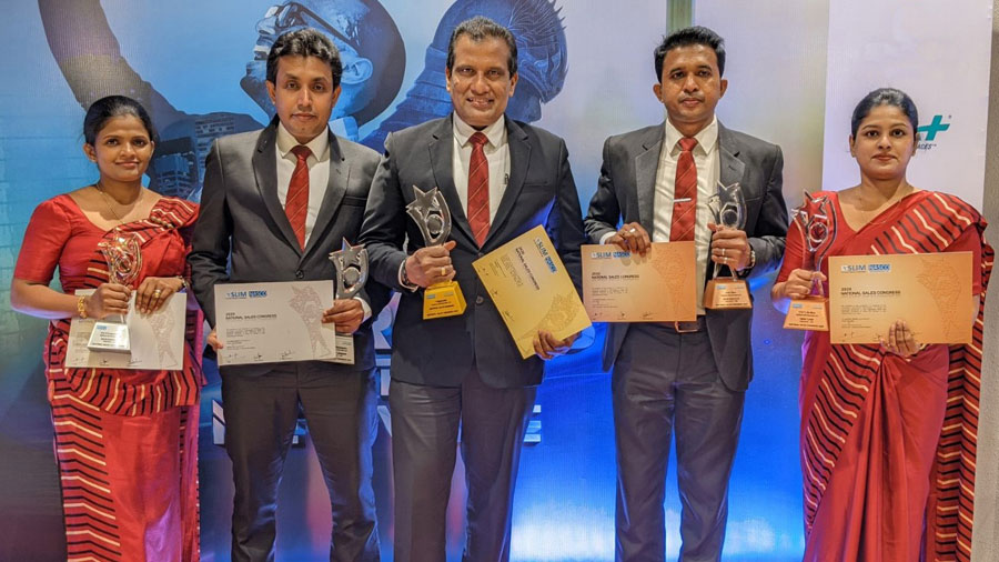 Ceylinco Life sales professionals win 5 awards at SLIM NASCO