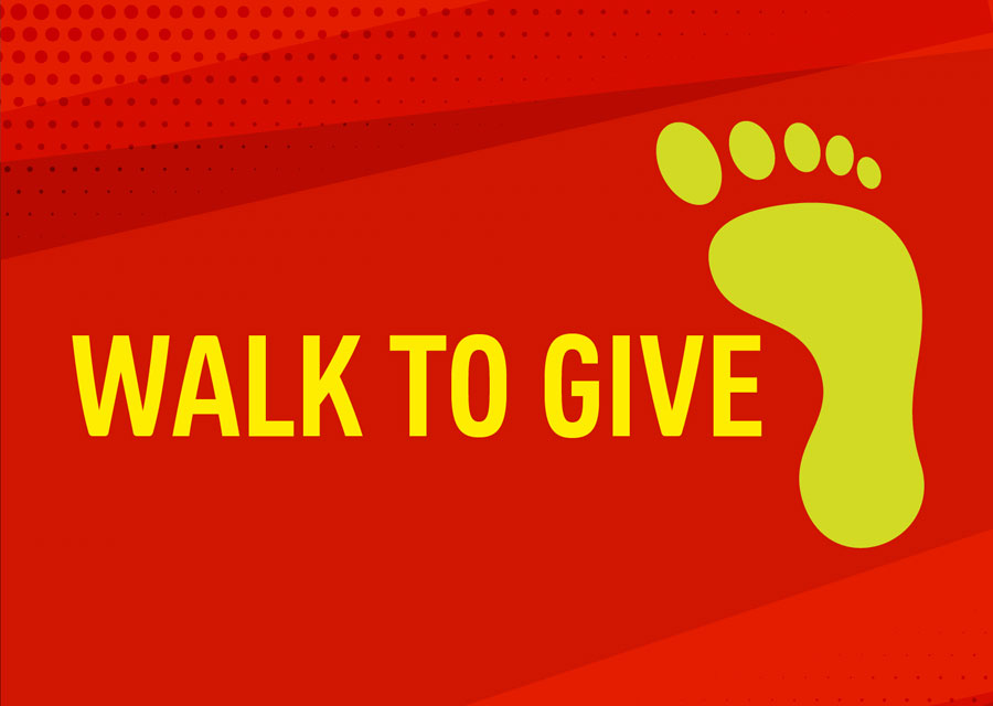 Walk To Give with AIA Insurance 100000 Steps Challenge