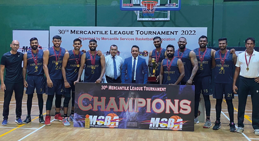 Continuing the winning streak Fairfirst concludes the 30th Mercantile Services Basketball League A Division Men s 2022 as the Champions