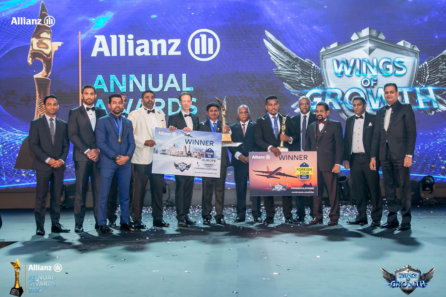 Allianz Lanka Celebrates its Top Sales Performers of 2021 at Allianz Annual Awards Ceremony