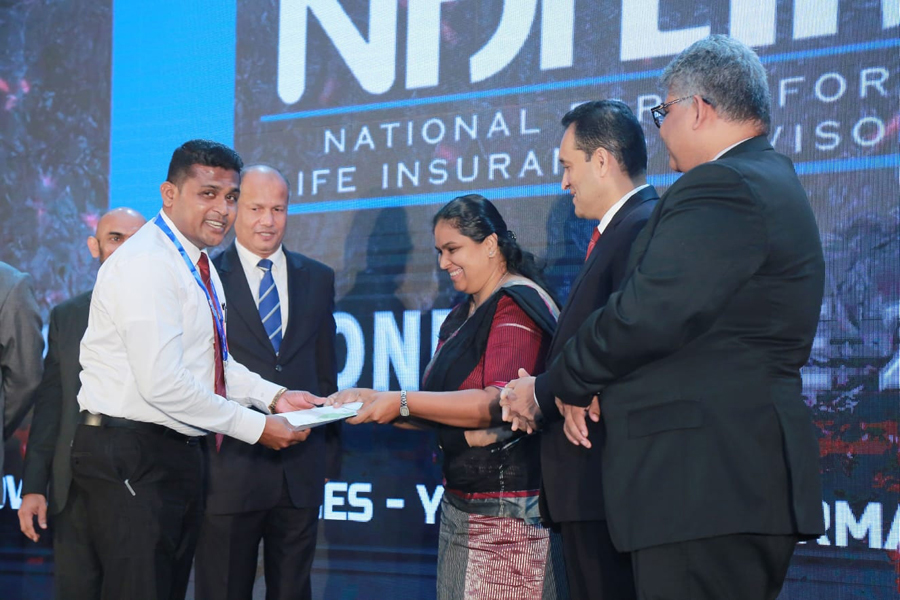 Ceylinco Life s A. I. P. Manjula wins double Gold at National Life Insurance Awards